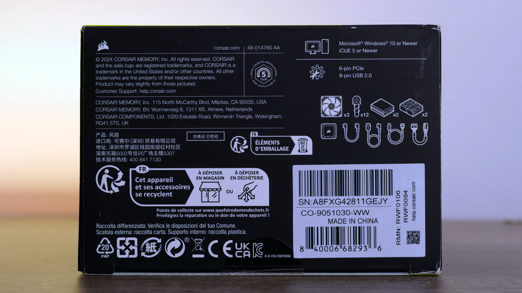 Corsair iCUE LINK LX120 RGB unboxing 03