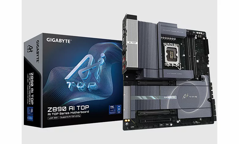 GIGABYTE dévoile les cartes mères AORUS Z890 avec des innovations améliorées par l’IA pour les derniers processeurs Intel Core Ultra 6 GIGABYTE Z890 AI Top