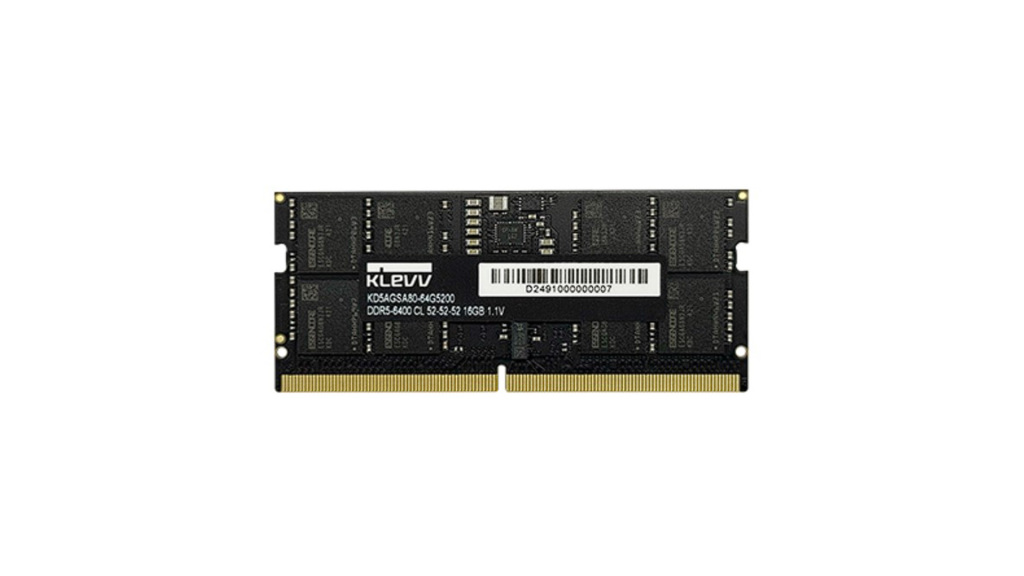 KLEVV lance sa mémoire DDR5 CU-DIMM ET CSO-DIMM 3 KLEVV DDR5 2