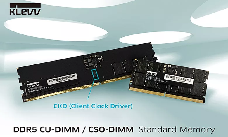 KLEVV lance sa mémoire DDR5 CU-DIMM ET CSO-DIMM 1 KLEVV DDR5 Couv