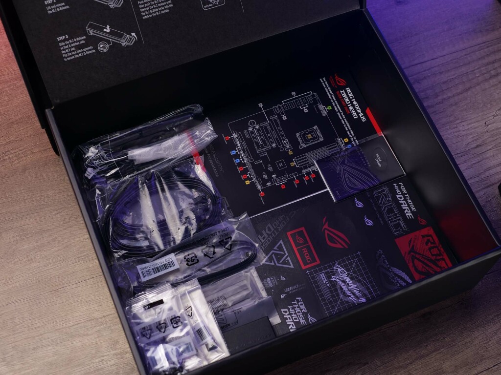 Unboxing exclusif : Le kit presse ROG Z890 pour les nouveaux processeurs Intel Core Ultra 200S 10 Kit press asus rog z890 bundle