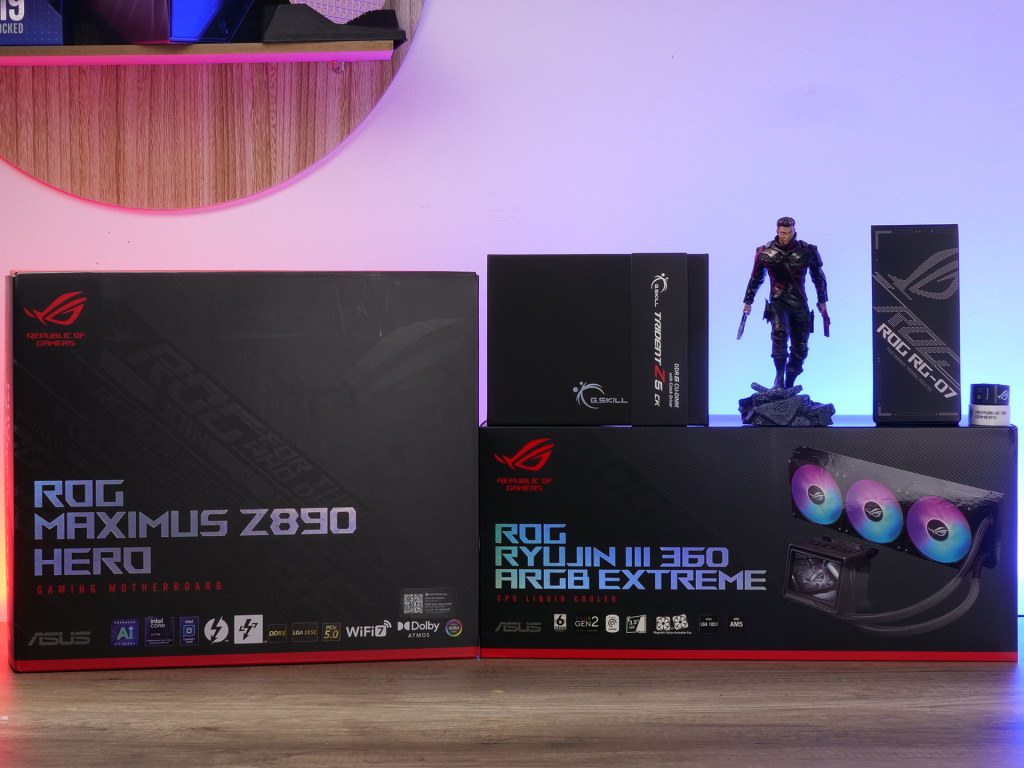 Unboxing exclusif : Le kit presse ROG Z890 pour les nouveaux processeurs Intel Core Ultra 200S 7 Kit press asus rog z890 hero 09