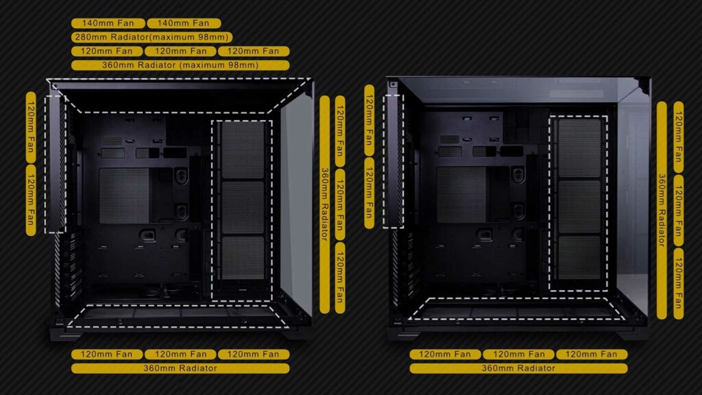 Lian Li collabore avec PCMR pour le boîtier Pc compact 011 Vision 7 Lian Li 011 vision Compact compatibilité
