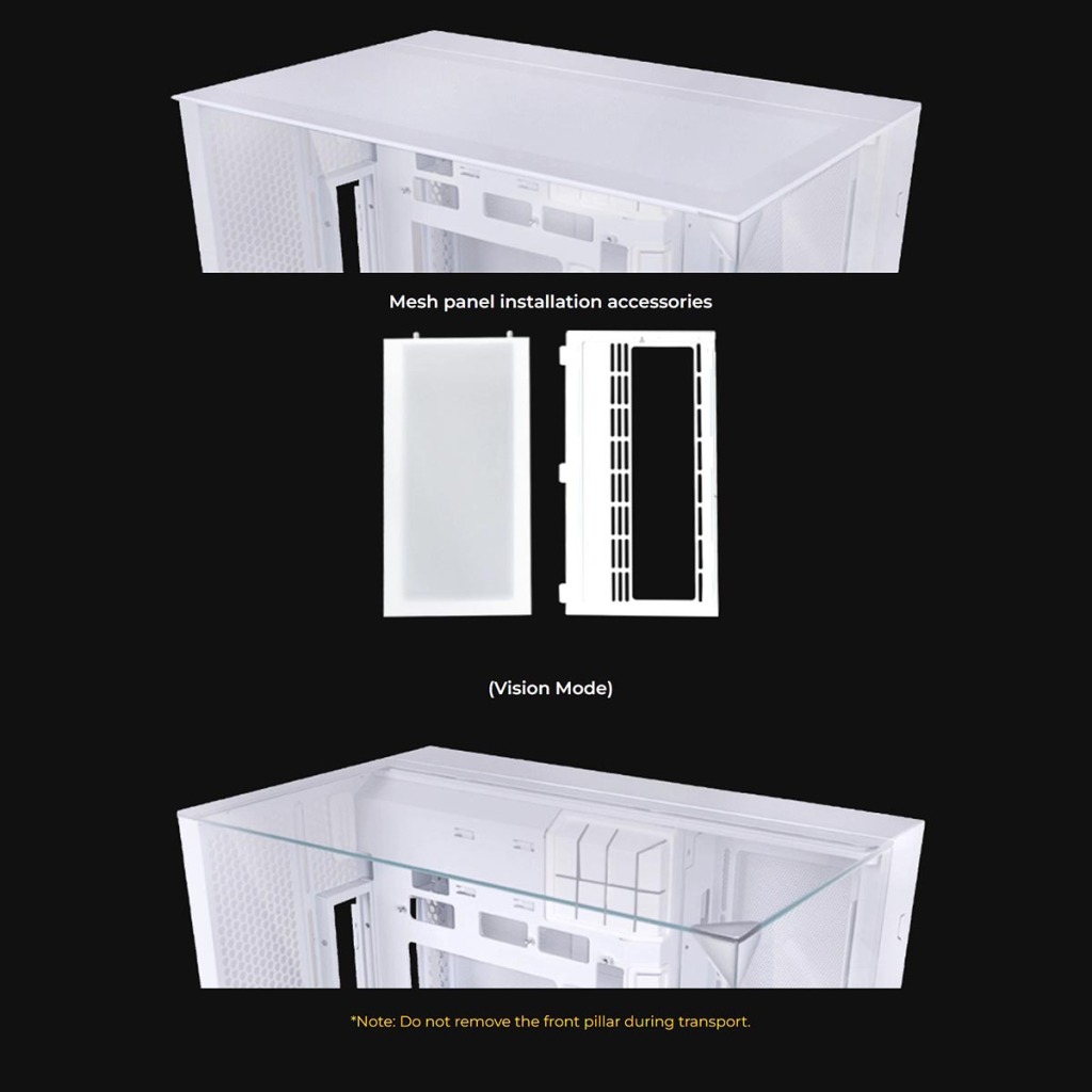 Lian Li collabore avec PCMR pour le boîtier Pc compact 011 Vision 4 Lian Li 011 vision Compact mesh