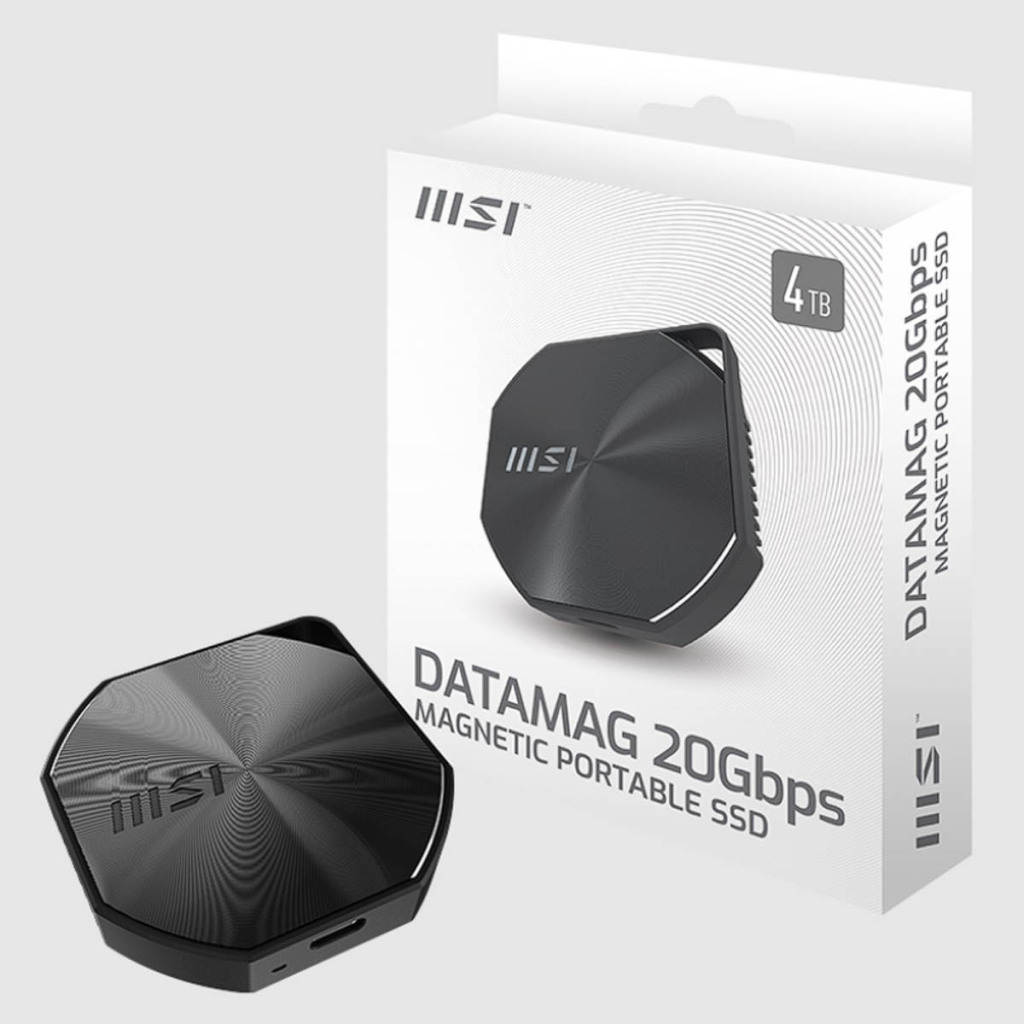 MSI Datamag 20Gbit/s : un SSD portable et magnétique 5 MSI Datamag 20Gbit s boite