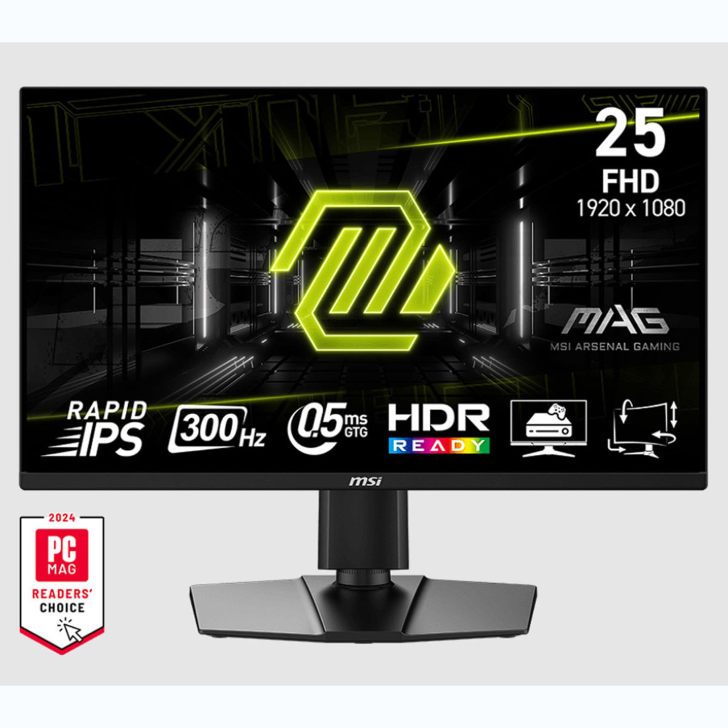 MSI MAG 255PXF : une dalle Fast IPS @300 Hz 2 MSI MAG 255PXF face