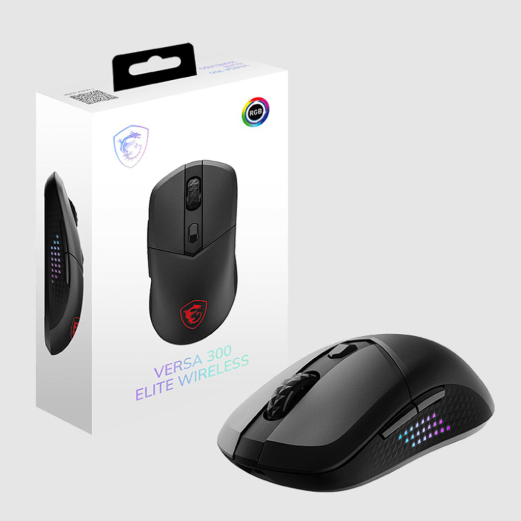 MSI présente les souris gaming VERSA 300 ELITE WIRELESS et VERSA 300 WIRELESS 3 MSI Versa 300 Elite boite