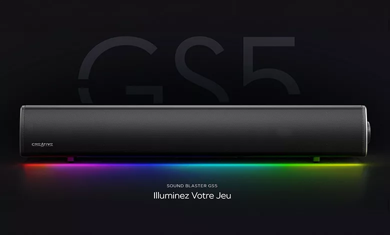 Creative lance sa barre de son de jeu Sound Blaster GS5 1 Sound Blaster GS5 Couv
