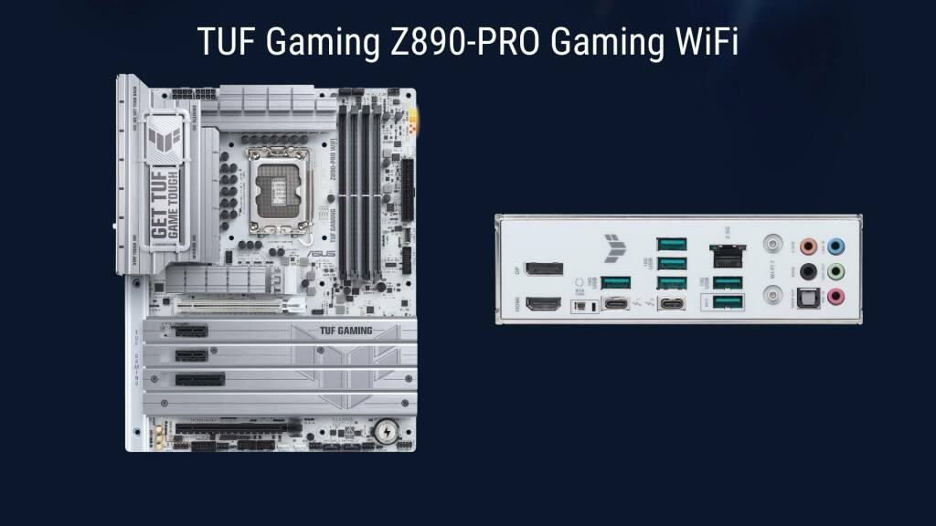 ASUS Z890 : la gamme complète de cartes mères pour Intel Core Ultra 200S 2 TUF Gaming Z890 Pro WiFi