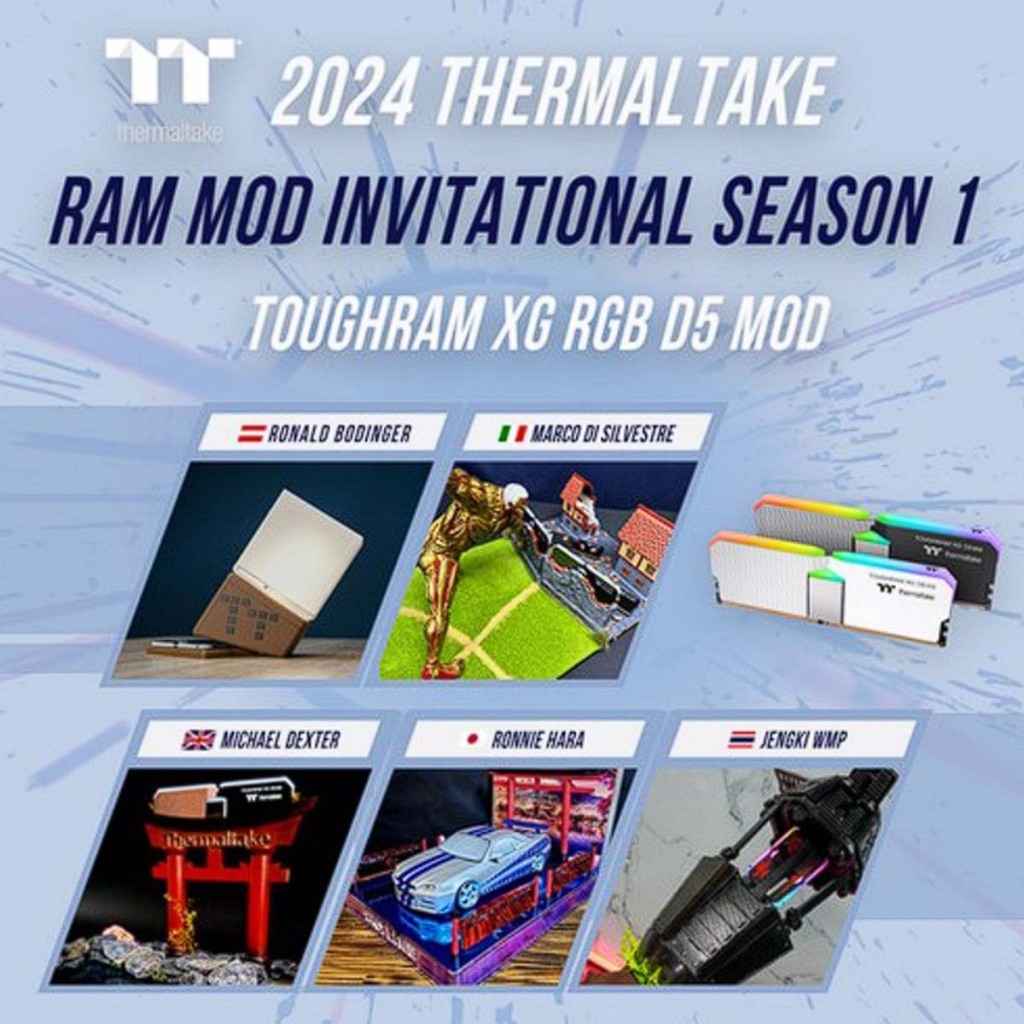 Le vote final pour le Thermaltake RAM MOD Invitational Saison 1 commence aujourd'hui 2 Thermaltake RAM MOD Invitational 1