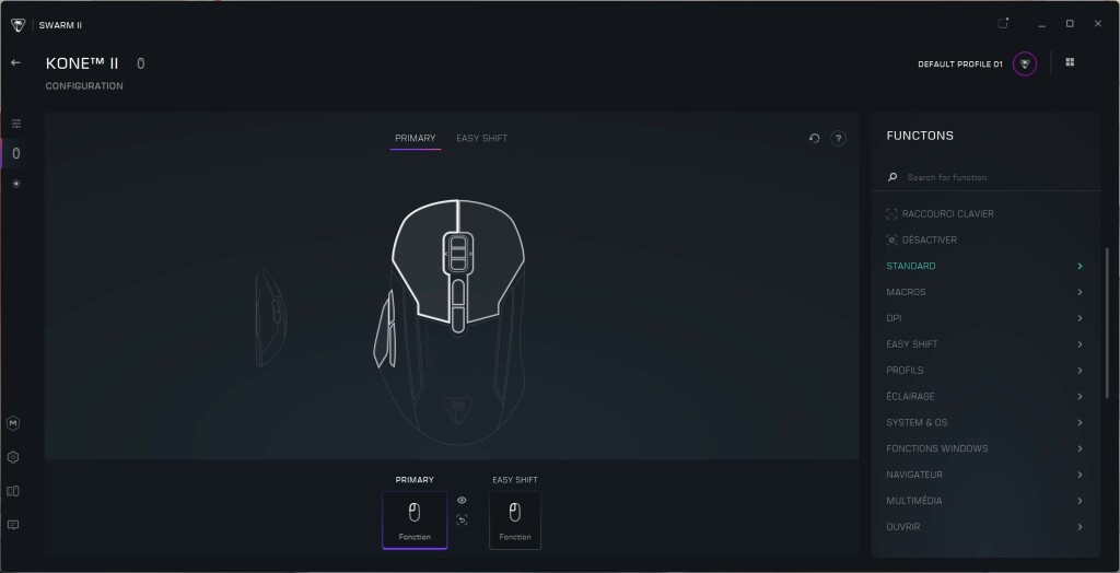 Turtle Beach Kone II attribution fonctions