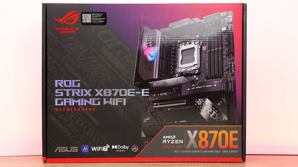 asus rog strix x870e e gaming wifi Unboxing 01