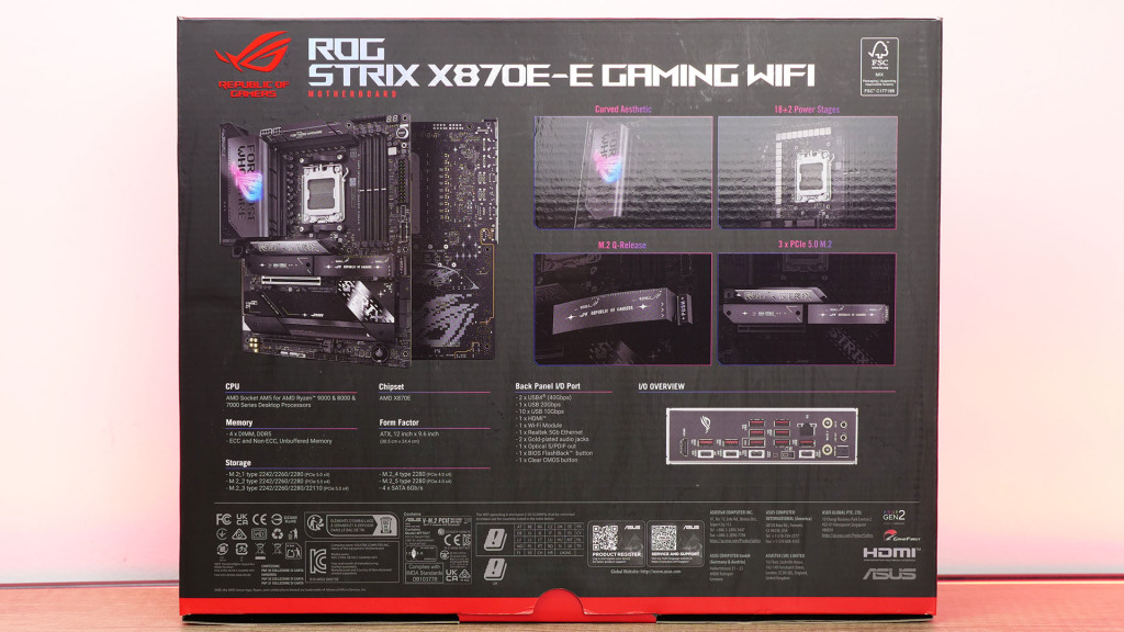 asus rog strix x870e e gaming wifi Unboxing 02