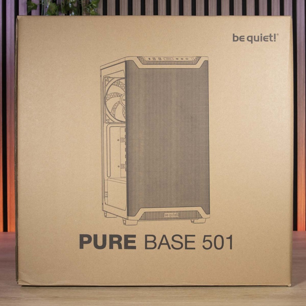 be quiet! Pure Base 501 emballage face avant