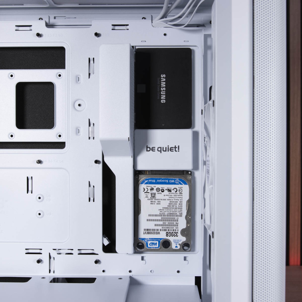 be quiet! Pure Base 501 installation SSD