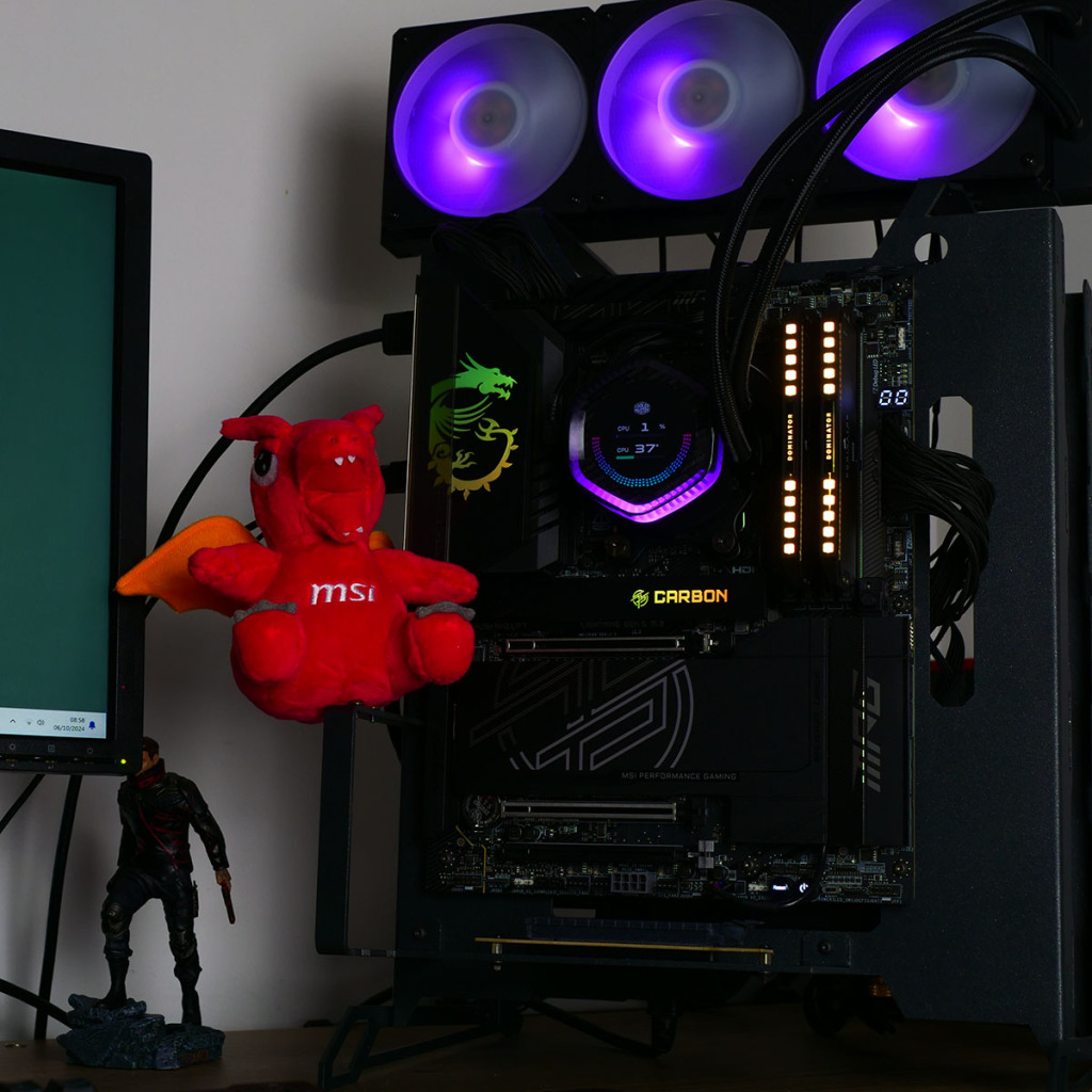 bennchmarks msi mpg x870e carbon Wifi