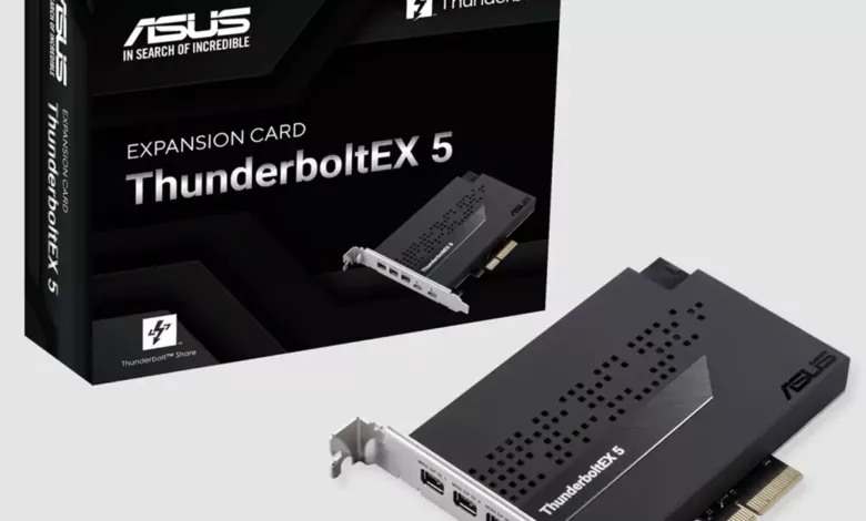ThunderboltEX 5, la carte d'extension Thunderbolt 5 d'ASUS 1 carte asus thunderbolt 5 thunderboltex 5