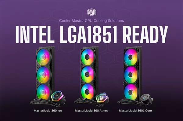Compatibilité des refroidisseurs Cooler Master avec Intel Core Ultra 200S LGA 1851 1 cooler master aio lga 1851