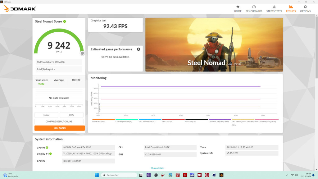 core ultra 9 285k steel nomad