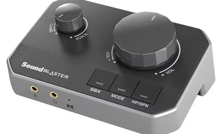 Creative Sound Blaster G8, le DAC externe avec une double connectivité USB-C 1 dac usb sound blaster g8 2