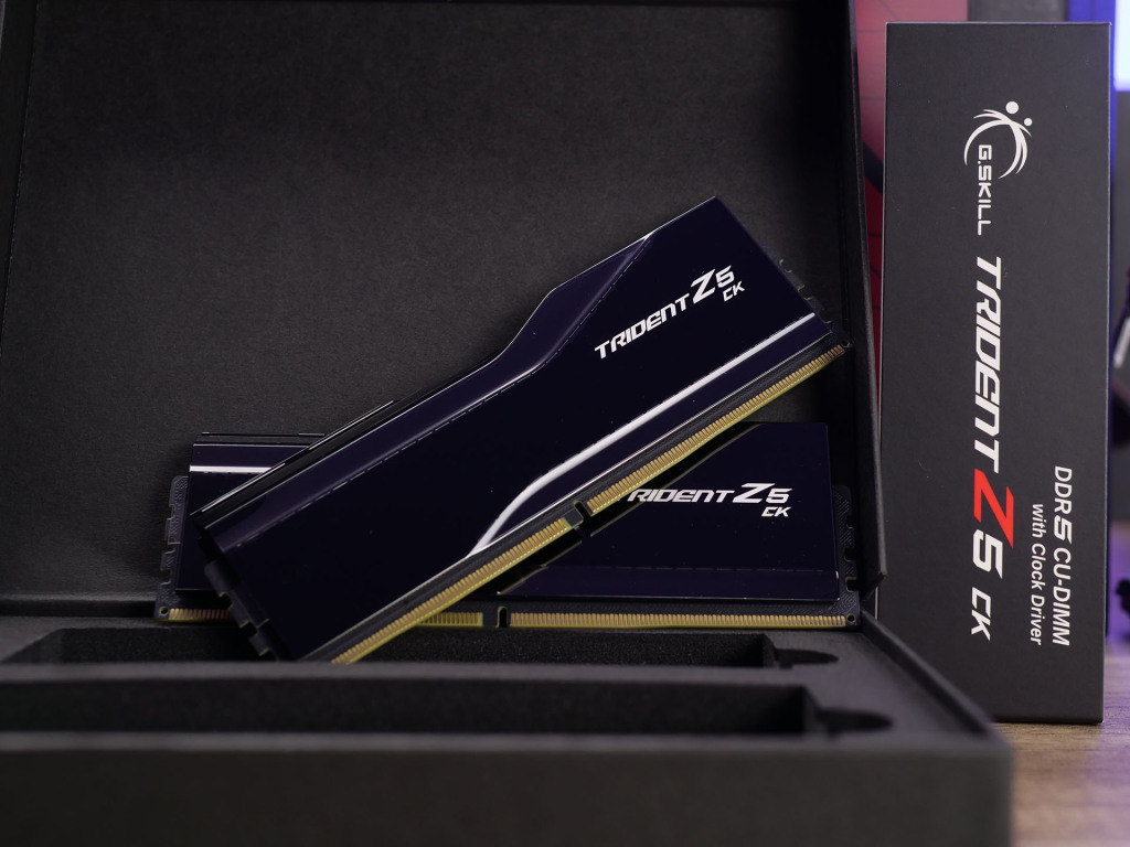 Unboxing exclusif : Le kit presse ROG Z890 pour les nouveaux processeurs Intel Core Ultra 200S 24 gskill trident z5 ck CuDimm 03