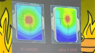 intel u9 285k hotspot