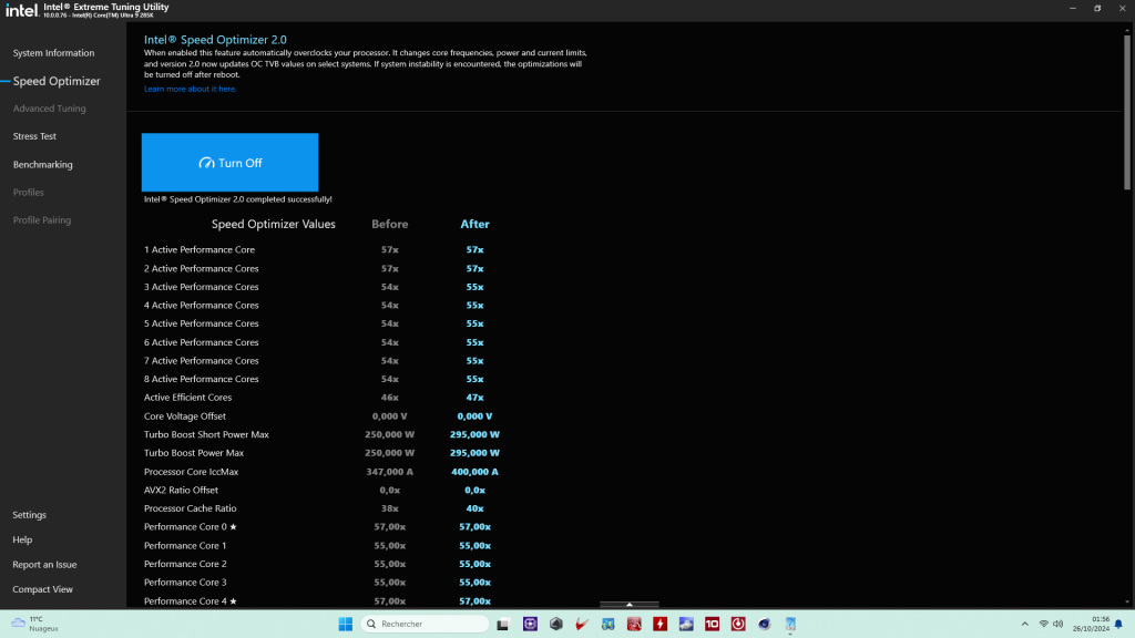 intel xtu core ultra 9 285k oc 02