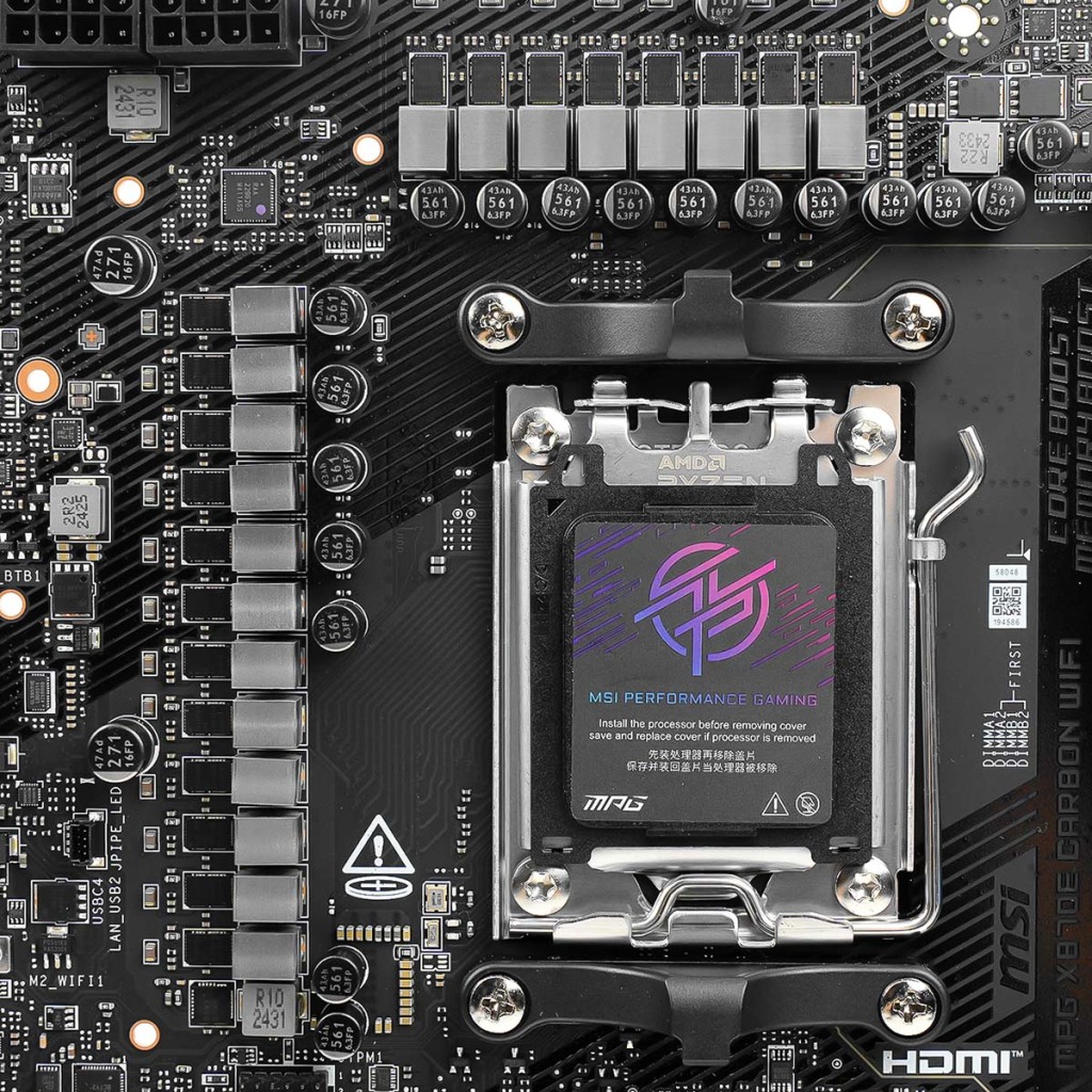 msi mpg x870e carbon wifi vrm 01