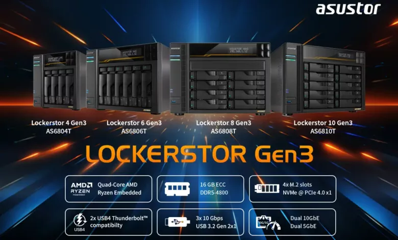 nas asustor lockerstor gen3 series