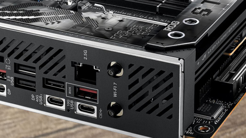 rog strix x870 i reseau