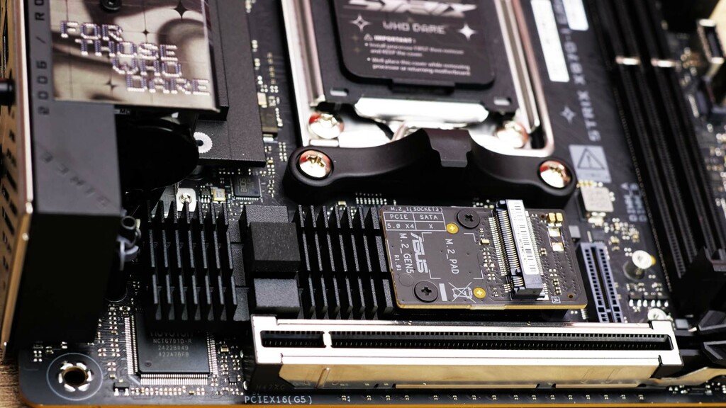 rog strix x870 i ssd m2 pcie5 card
