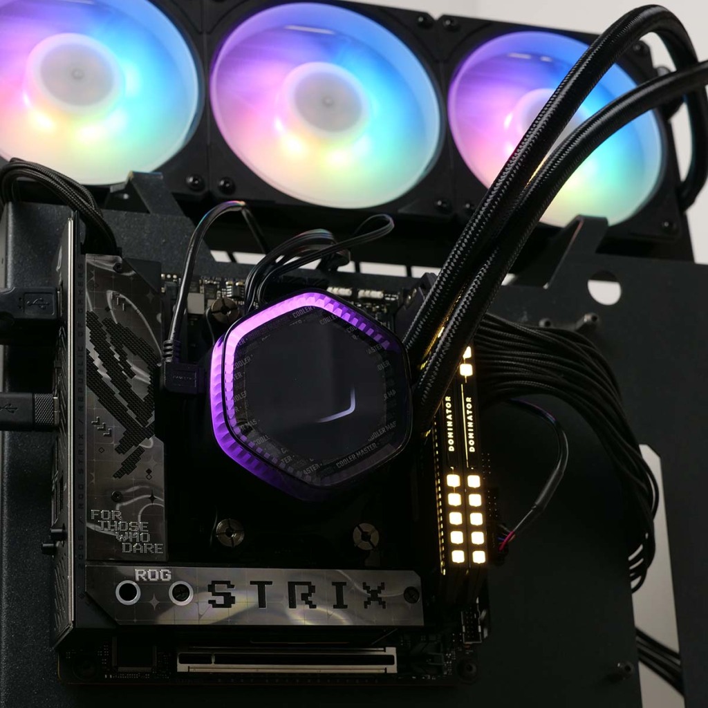 test rog strix x870 i config