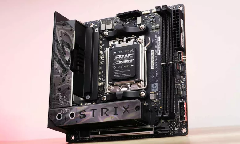 test rog strix x870 i gaming wifi mini itx