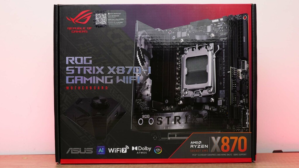 unboxing rog strix x870 i gaming wifi 01