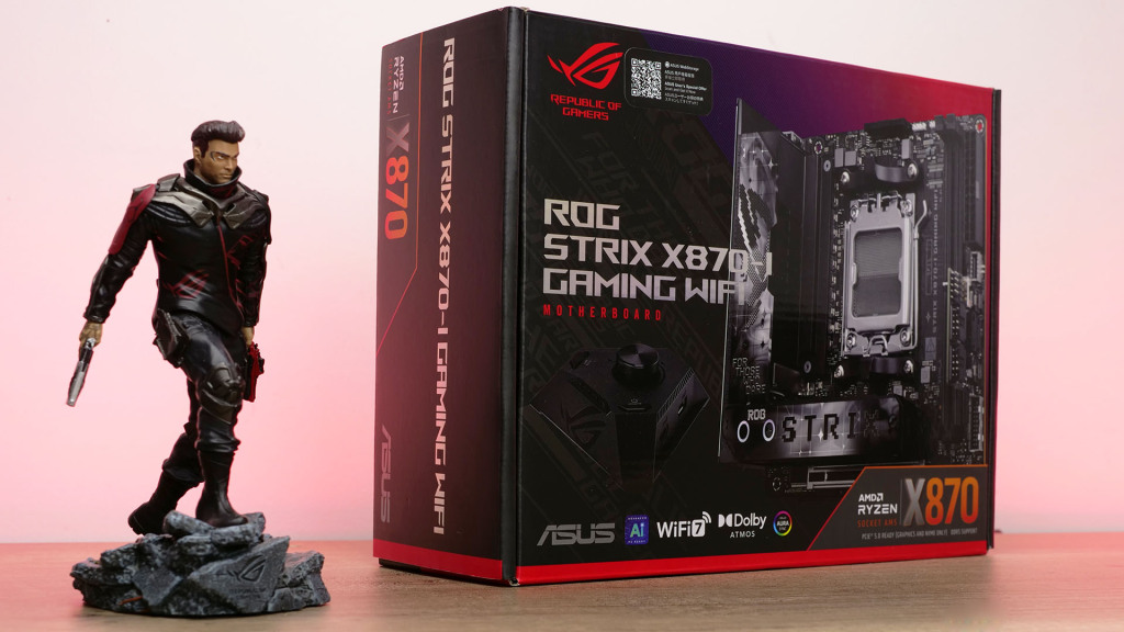 unboxing rog strix x870 i gaming wifi