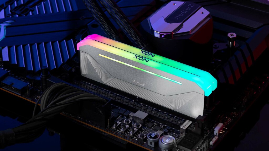 APACER dévoile la mémoire NOX RGB DDR5 2 APACER NOX RGB DDR5 44mm