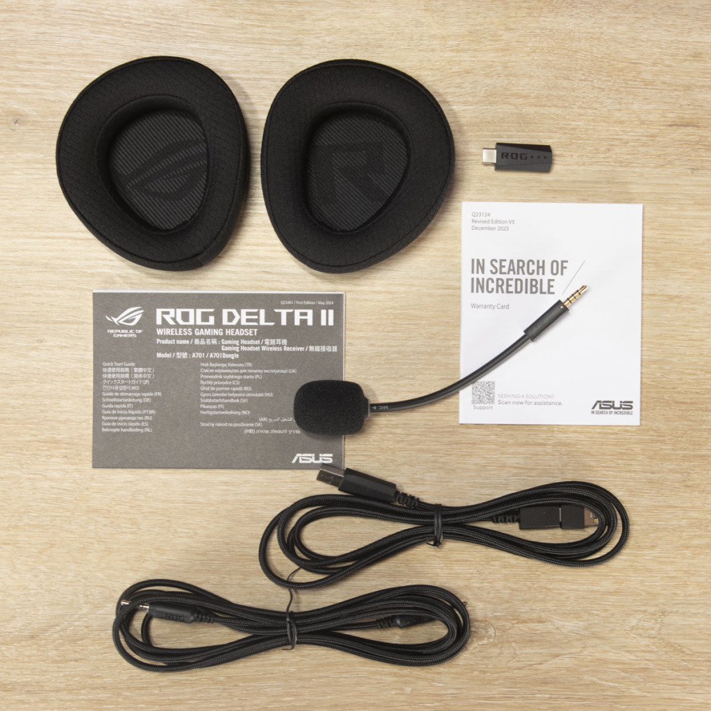 ASUS ROG DELTA II accessoires