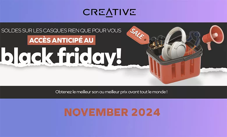 Black Friday Creative : Des offres avec des remises jusqu'à 50 % 1 Black Friday Creative