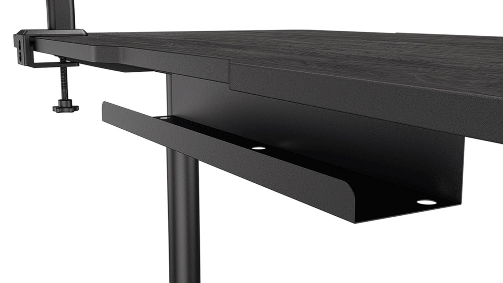 COUGAR E-ODYSSEE : un bureau de jeu électrique élégant 6 Bureau de jeu COUGAR Gaming rangement câbles