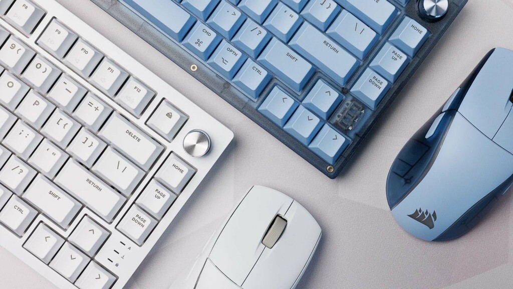 CORSAIR dévoile les coloris exclusifs du clavier CORSAIR K65 PLUS WIRELESS et de la souris de jeu M75 WIRELESS pour Mac 2 CORSAIR K65 deux couleurs