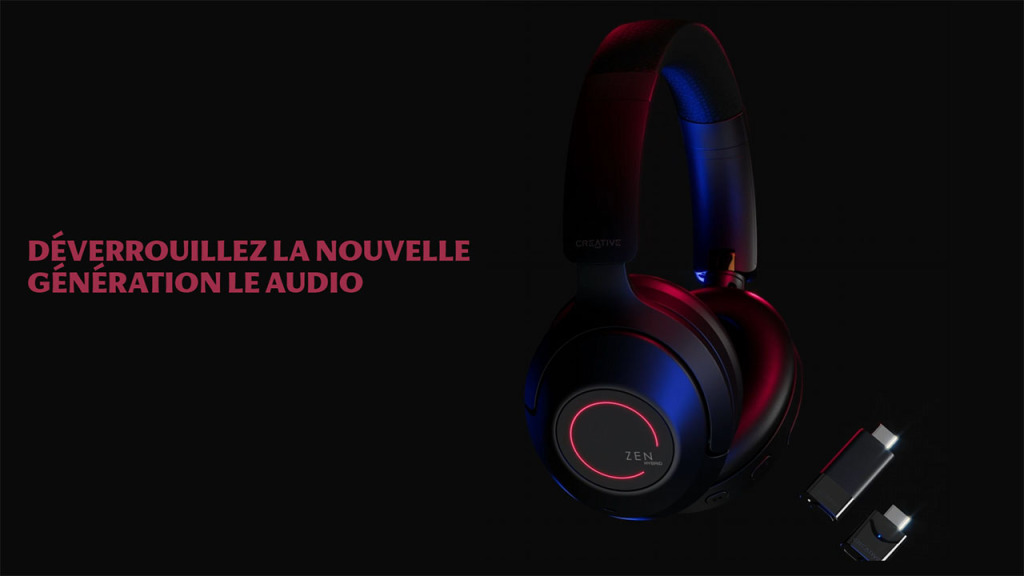 Black Friday Creative : Des offres avec des remises jusqu'à 50 % 3 Casque sans fil circum aural Creative Zen Hybrid Pro