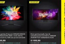 Corsair Black Friday ECRANS OLED