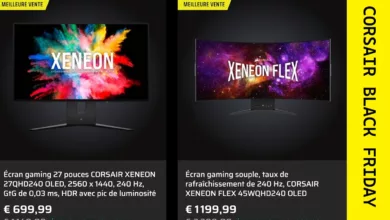 Corsair Black Friday ECRANS OLED