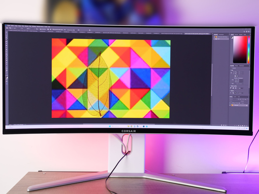 Corsair XENEON 34WQHD240 C QD OLED photoshop