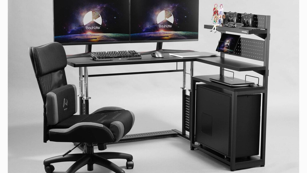 Pas envie que votre PC soit sur votre bureau (ni par terre) ? Voici le Desk Side PC Rack 2 Desk Side PC Rack exemple