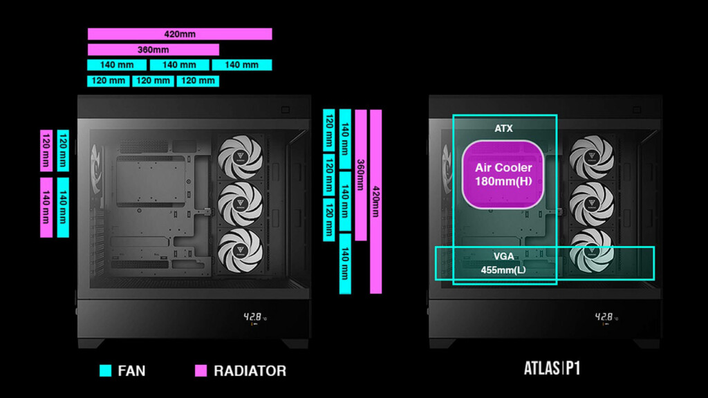 GAMDIAS ATLAS : trois nouveaux boîtiers aquarium 4 GAMDIAS ATLAS P1