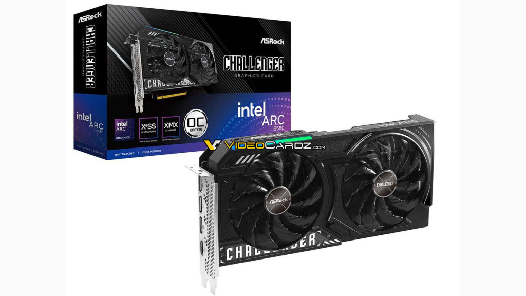 Oups ! Une Intel Arc B580 se montre avant l'heure ... 5 Intel Arc B580 ASRock Challenger