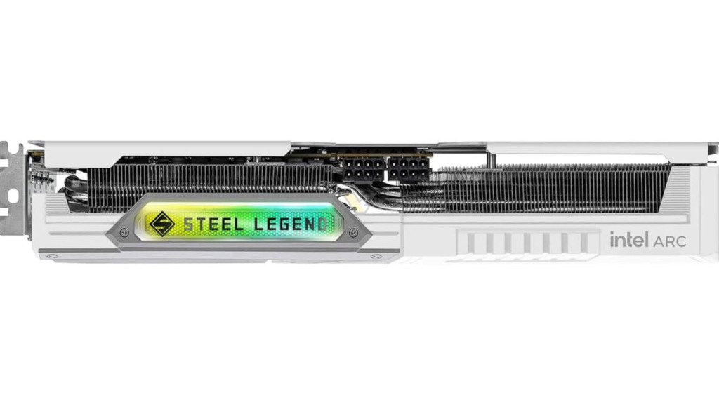 Oups ! Une Intel Arc B580 se montre avant l'heure ... 4 Intel Arc B580 ASRock Steel Legend connecteurs