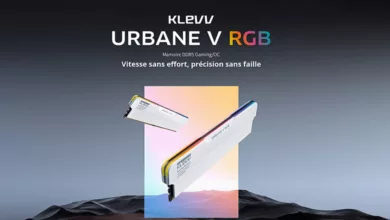 KLEVV dévoile sa mémoire URBANE V RGB DDR5 Gaming/OC 38 KLEVV URBANE V Couv