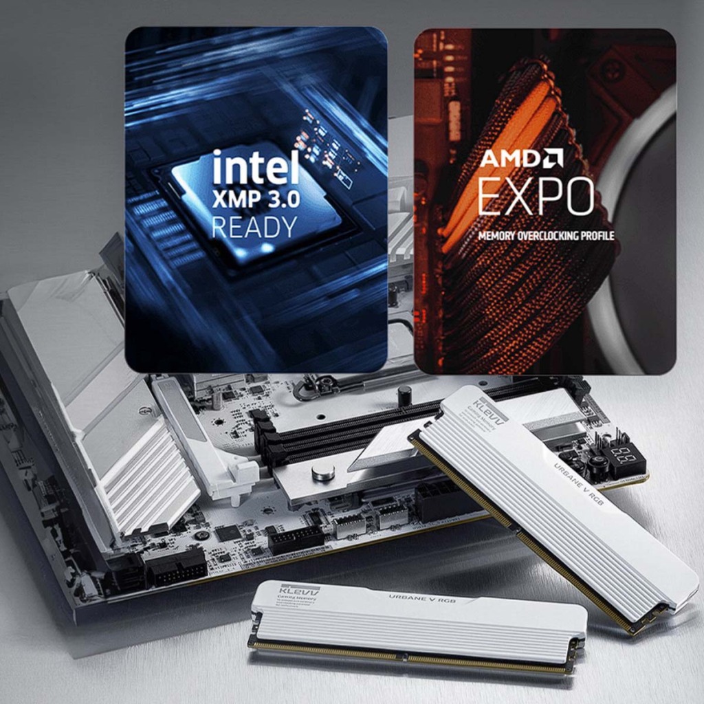 KLEVV dévoile sa mémoire URBANE V RGB DDR5 Gaming/OC 6 KLEVV URBANE V compatibilité